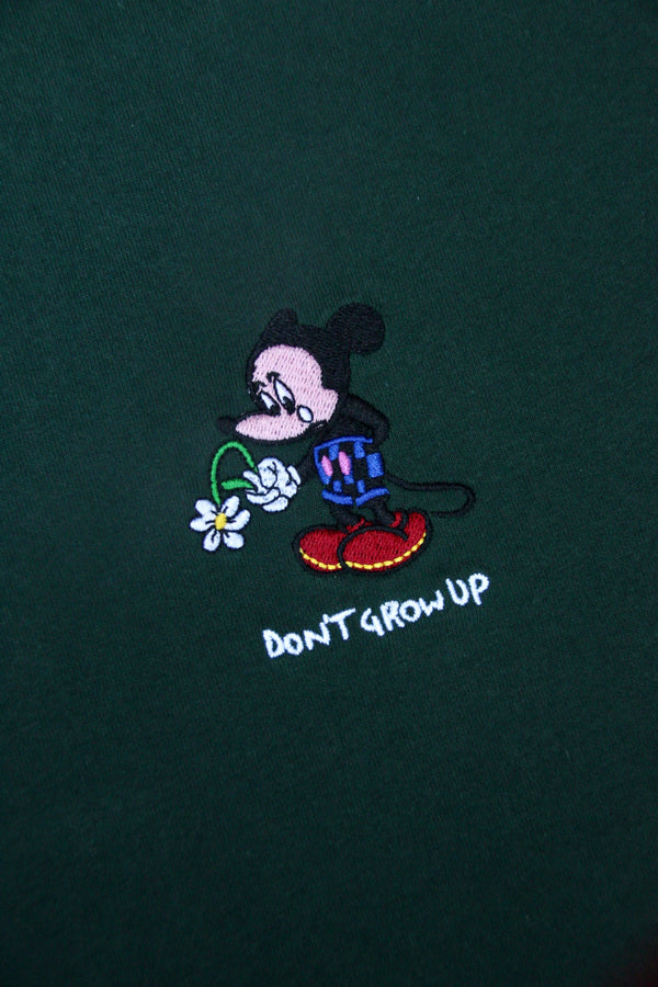 Don't Grow Up - Dark Pine (Organic Hemp T Shirt)
