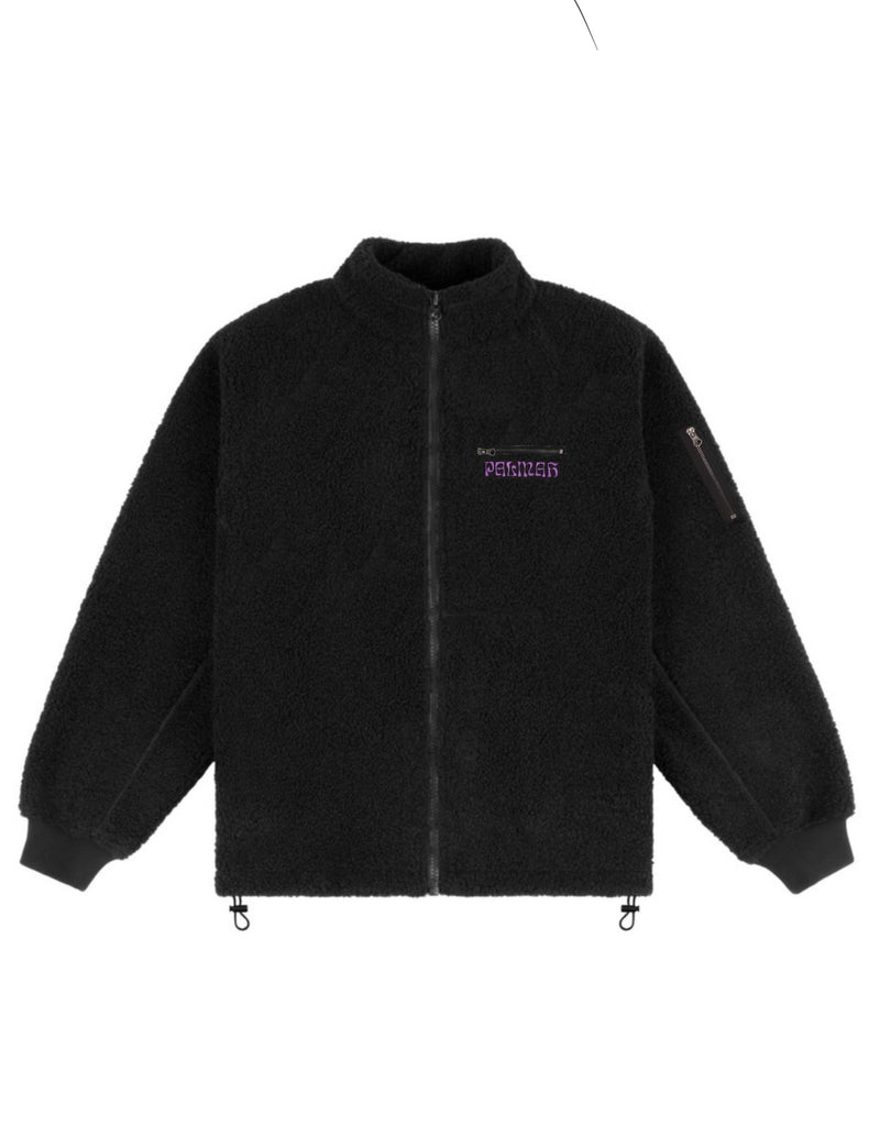 Full Zip - Midnight / Purple (Recycled Sherpa)