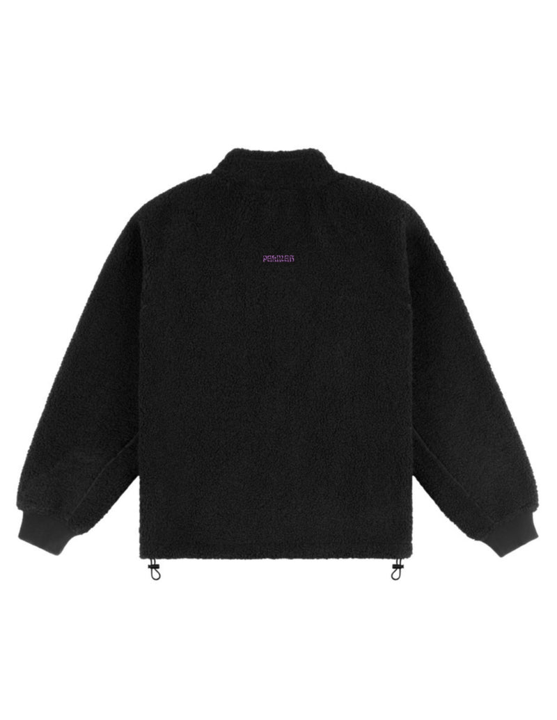 Full Zip - Midnight / Purple (Recycled Sherpa)