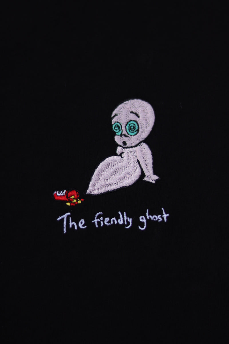 The Fiendly Ghost - Midnight (Organic Hemp T Shirt)